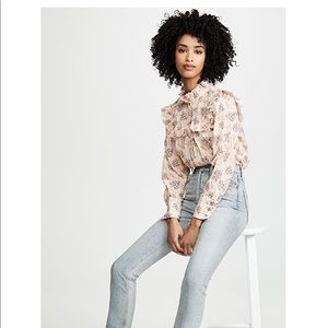 La Vie Rebecca Taylor Adelle Ruffle Top